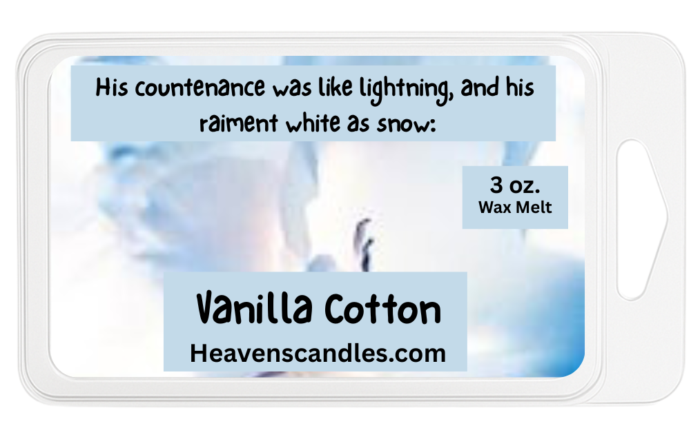 Vanilla Cotton 3 oz. Wax Melt