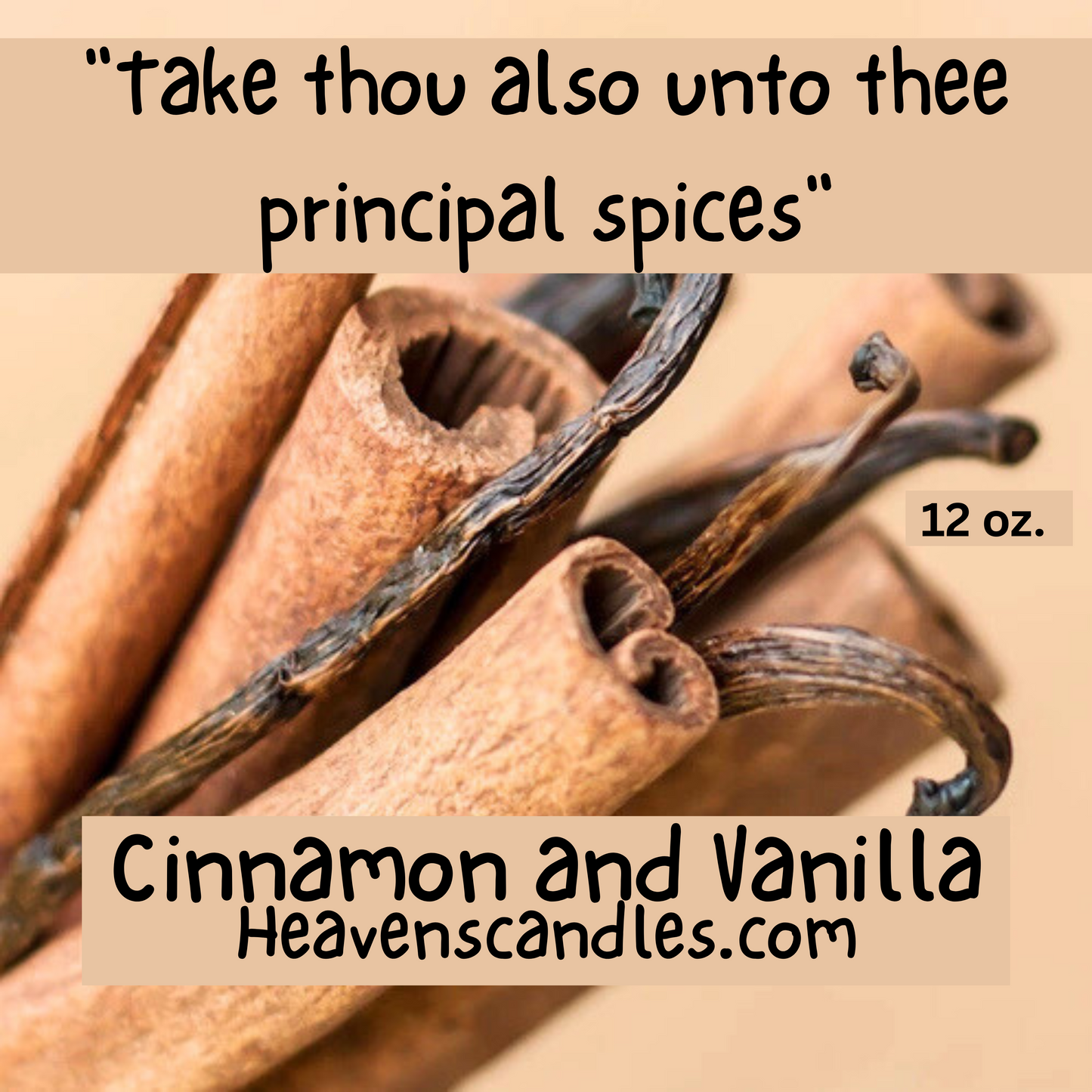 Cinnamon and Vanilla (Strong)