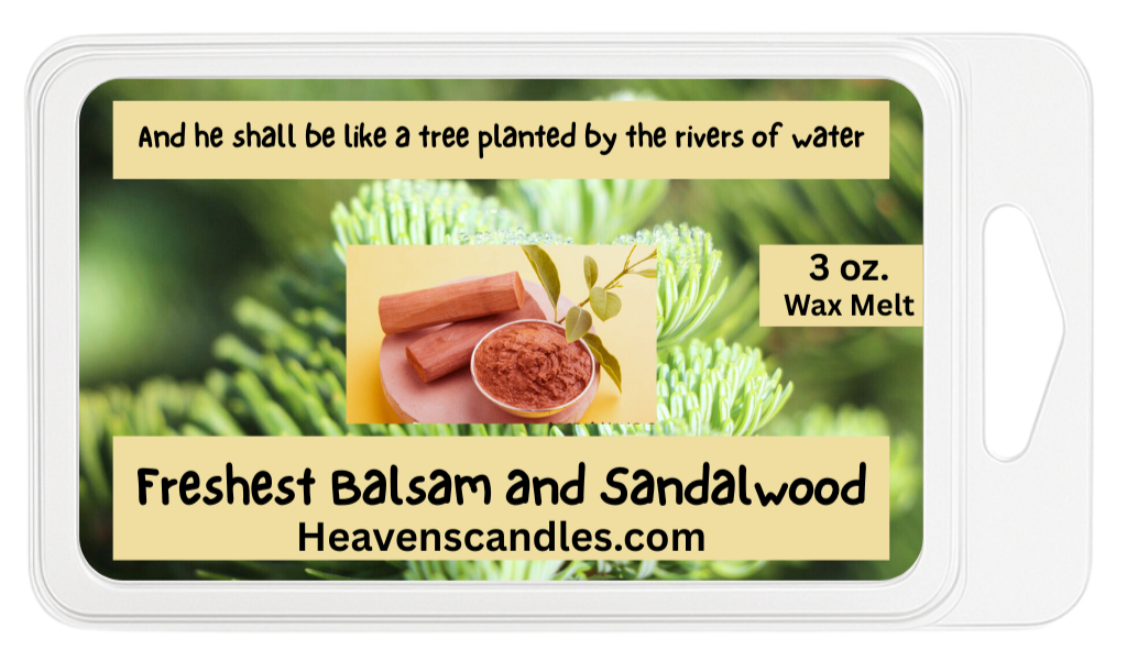 Freshest Balsam and Sandalwood 3 oz. Wax Melt