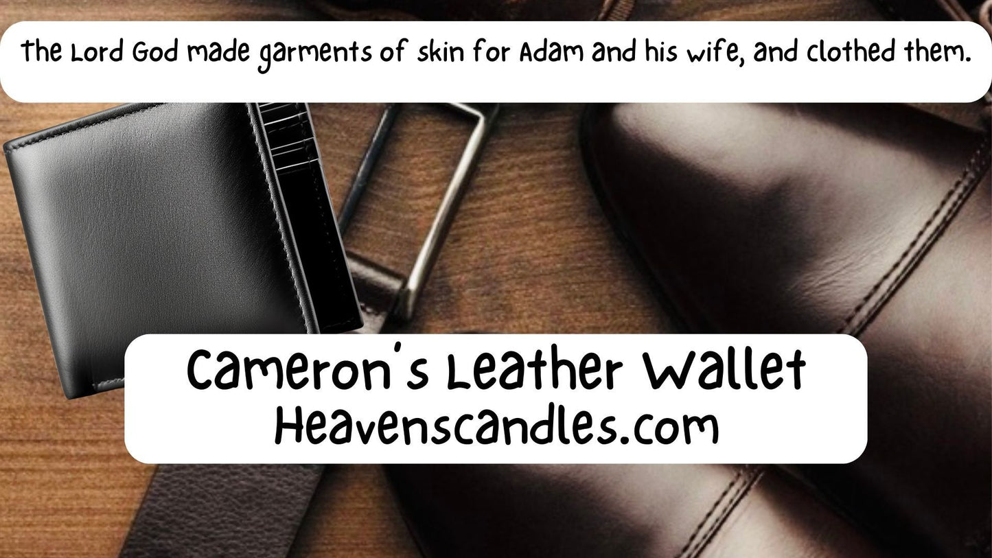 Cameron’s Leather Wallet