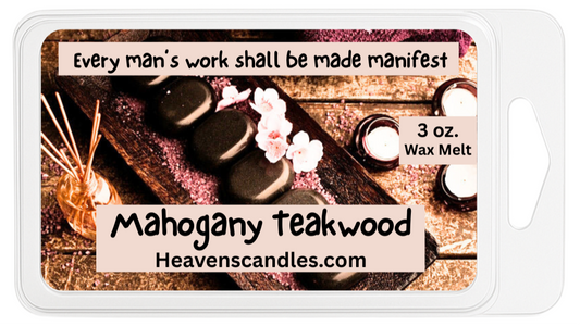 Mahogany Teakwood 3 oz. Wax Melt