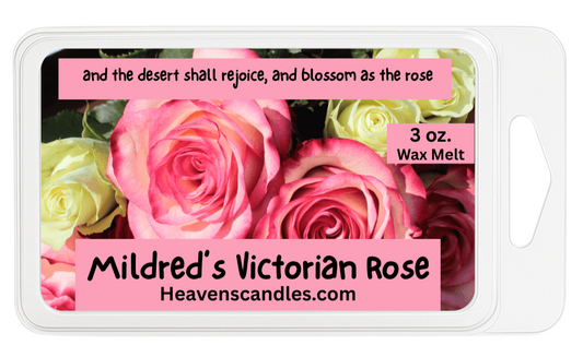 Mildred's Victorian Rose 3 oz. Wax Melt