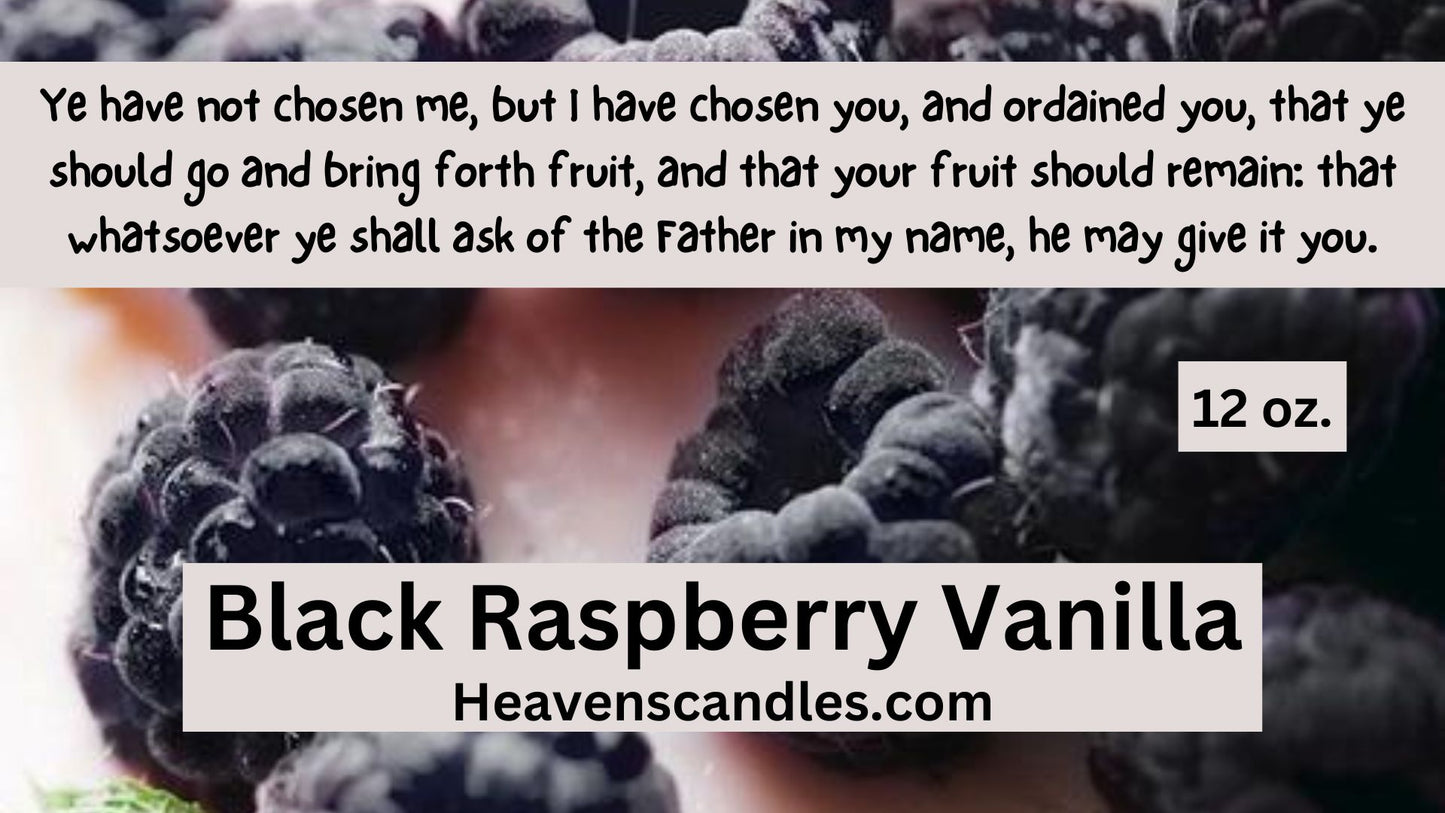 Black Raspberry Vanilla 12 oz.