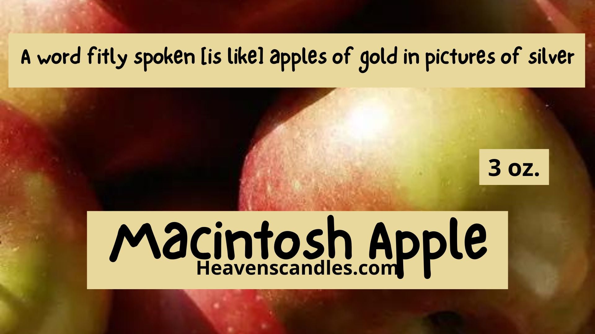 Macintosh Apple 3 oz. Wax Melt